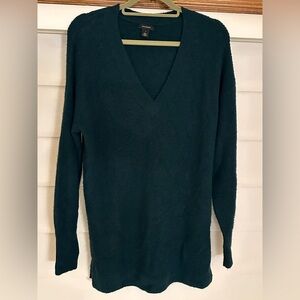 Deep green tunic sweater from Nordstrom brand Halogen size M